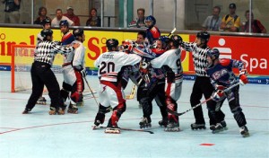 Hockey fight Hockey fight