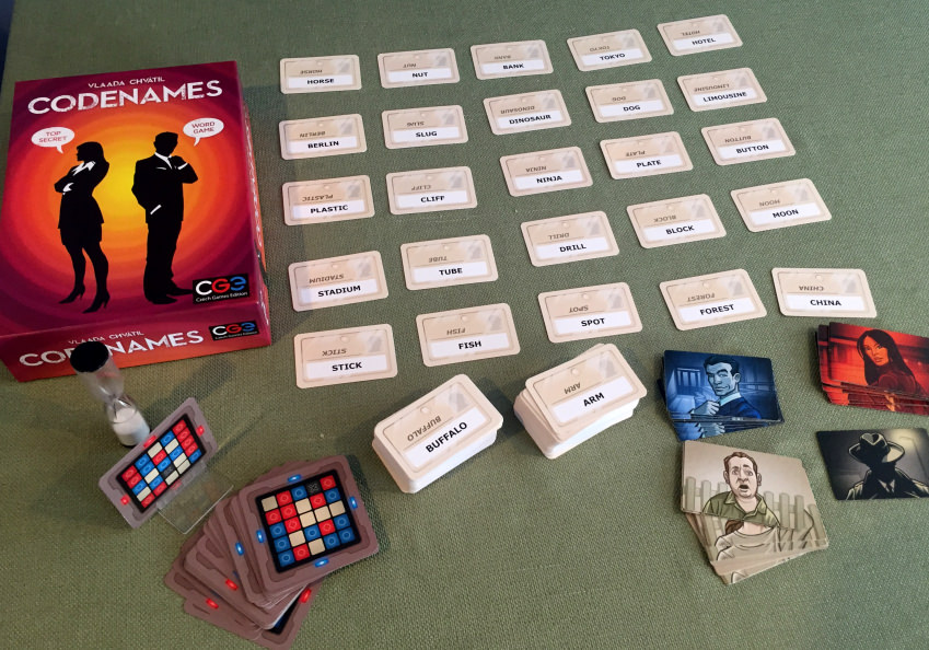 Codenames Party Game Review The Board Game Family