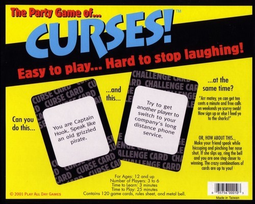 Curses! party game review - The Board Game Family