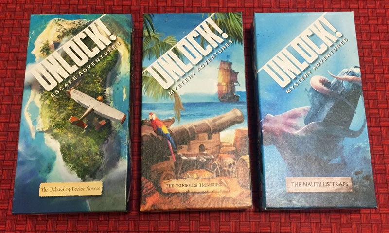 Unlock! Adventure Series game reviews - The Board Game Family