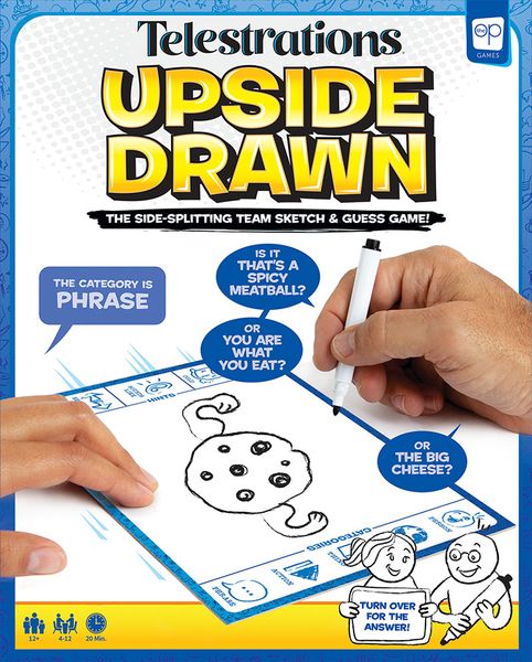 Vuggeviser Reduktion Valnød Upside Drawn - No drawing talent needed - The Board Game Family