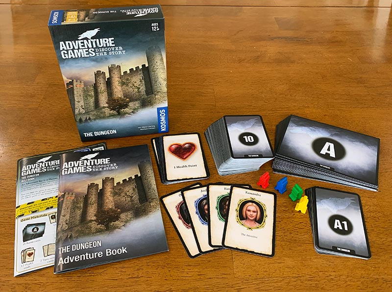 Uitgestorven Contractie Verplicht Adventure Games: The Dungeon game review - The Board Game Family