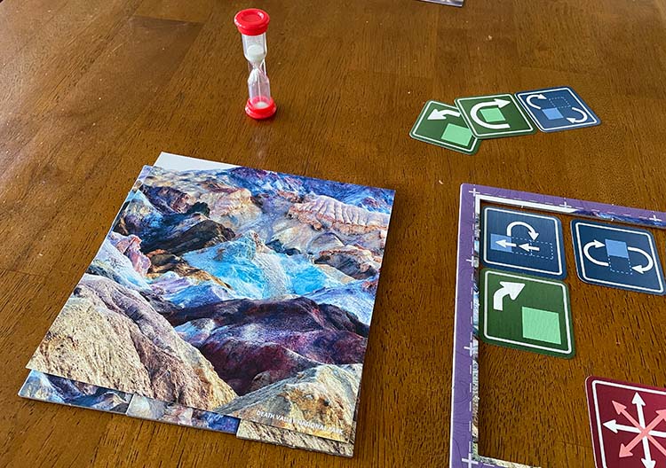 USAOPOLY PicTwist: National Parks | Twist, Move, and Swap Tiles to Complete  The Image | Family Puzzle Game Featuring National Park Locations Artwork 