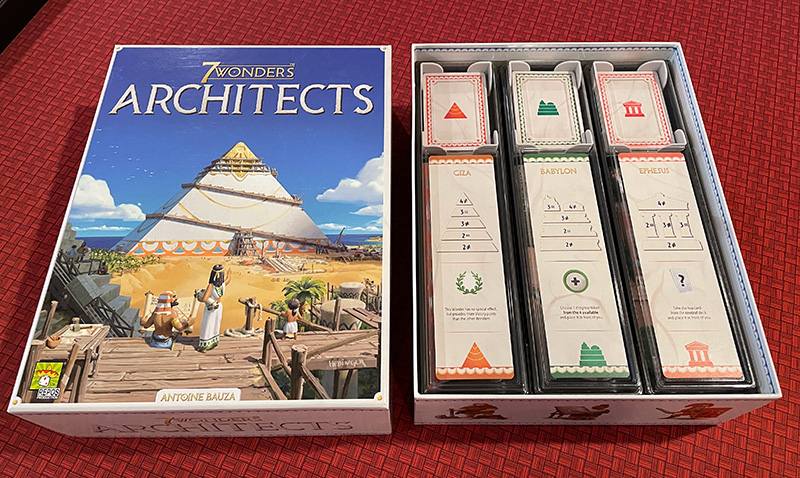 New 7 Wonders board game Architects has players building a replica wonder