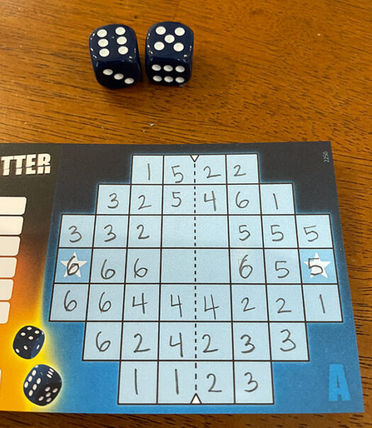 Splitter dice game