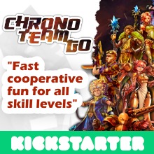 Chrono Team Go game Kickstarter